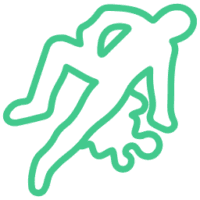 Lijk in Lech Moordspel - van Mystery Solvers getekende afbeelding van liggend dood persoon